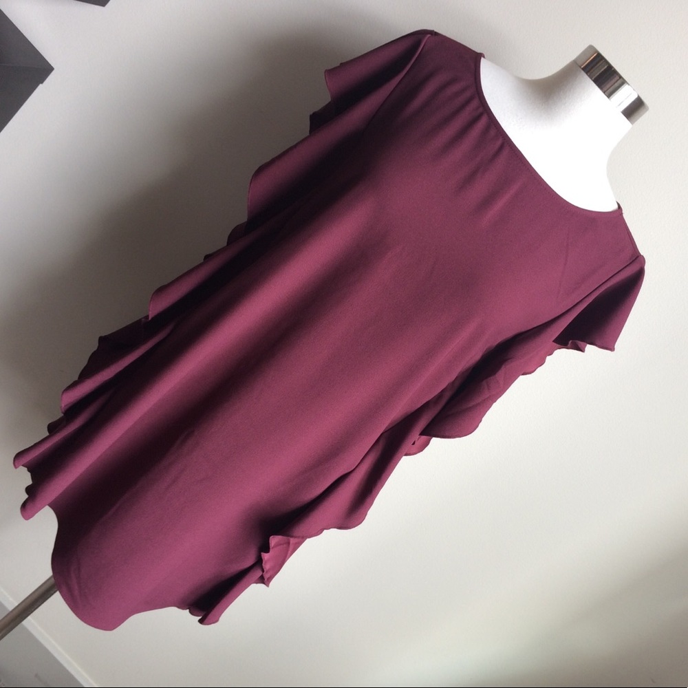 Free Press Side Ruffle Dress Size M